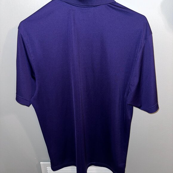 Men's Under Armour St. Thomas Purple Golf Polo - Medium Loose - Heat Gear - Picture 2 of 5